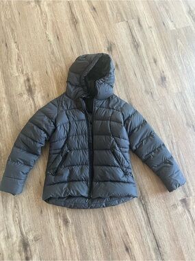 Outdoor Research Hooded Puffer Jacket in black